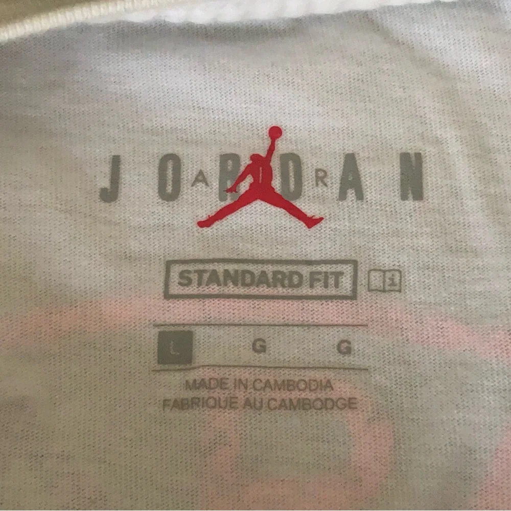 Nike Air Jordan White Paris Saint-Germain Long Sleeve Men’s Large T Shirt PSG